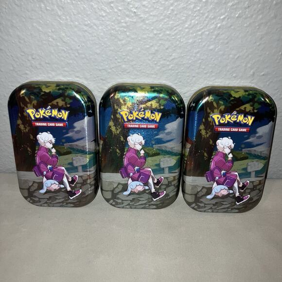 Bede & Hatenna 3 Pokemon Crown Zenith Mini Tin Lot *No Art / No Coin / No Packs* - Picture 1 of 6